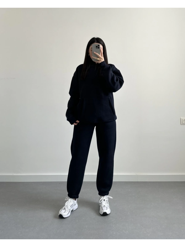 LACİVERT OVERSİZE EŞOFMAN TAKIMI