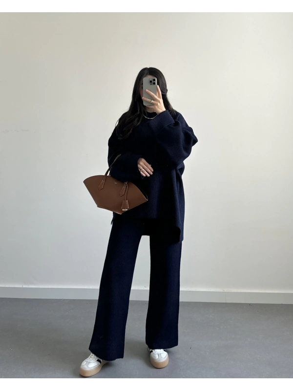 LACİVERT PREMİUM SIK DOKUMA TRİKO TAKIM