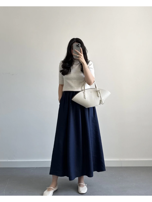 LACİVERT TENSEL ETEK