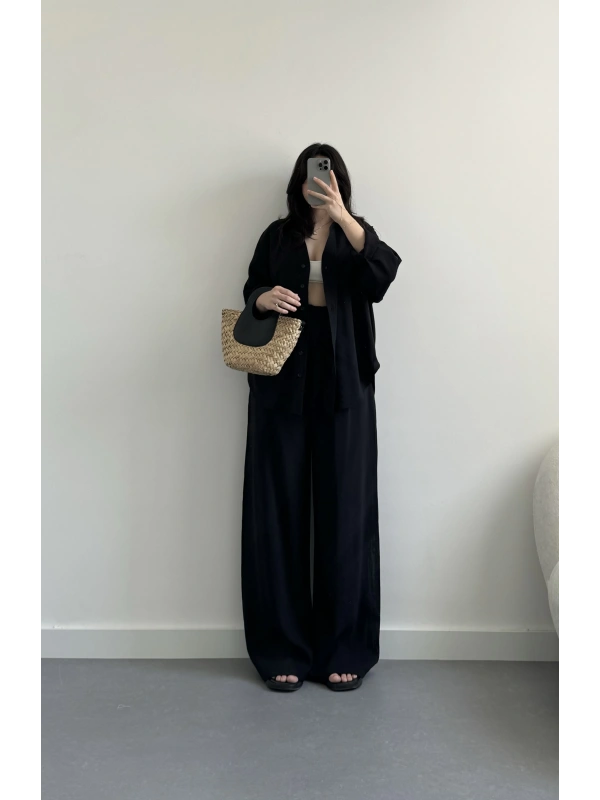 Lole siyah tensel kumaş takım