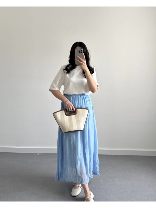 LOMA BEBE MAVİ CRUSH ETEK