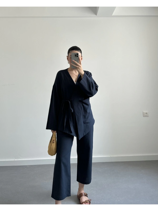 Luis Lacivert Premium İkili Takım