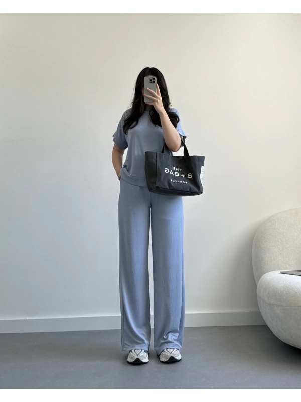 Mavi premium Modal eşofman takımı