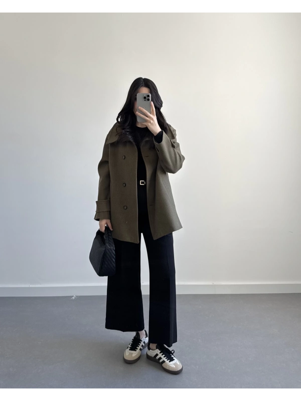 MNG MODEL KAŞE CEKET HAKİ