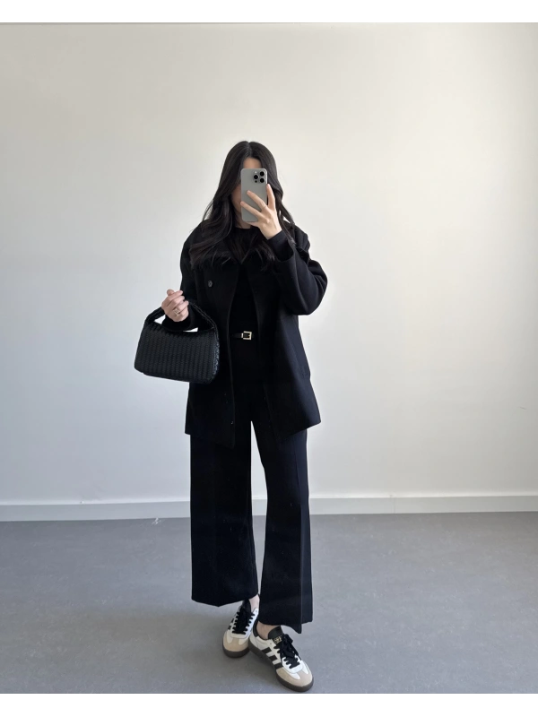 MNG MODEL KAŞE CEKET SİYAH