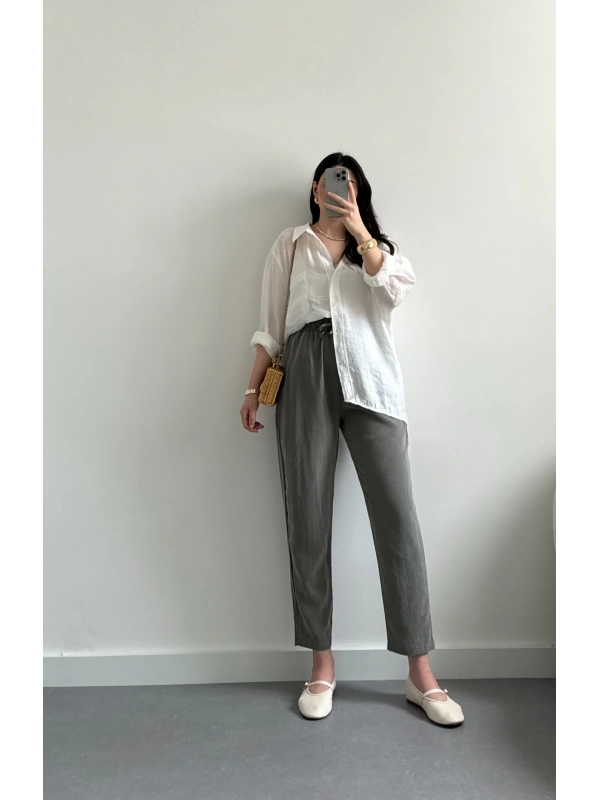 Msd haki havuç pantolon