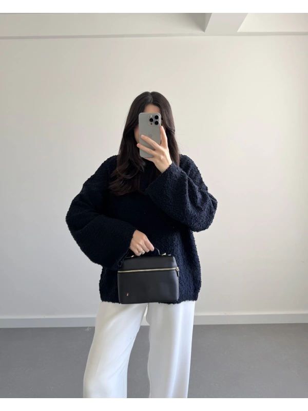 MSD TASARIM LACİVERT KAZAK