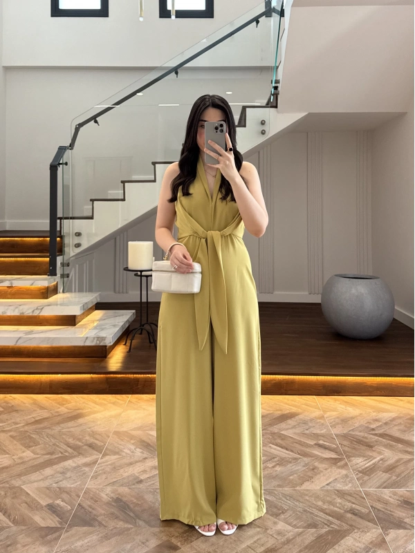 OLİVE ÖNÜ KUŞAKLI TULUM-3551