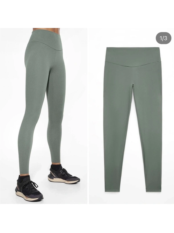 Oysh Comfortlux Çağla yeşili mat tayt