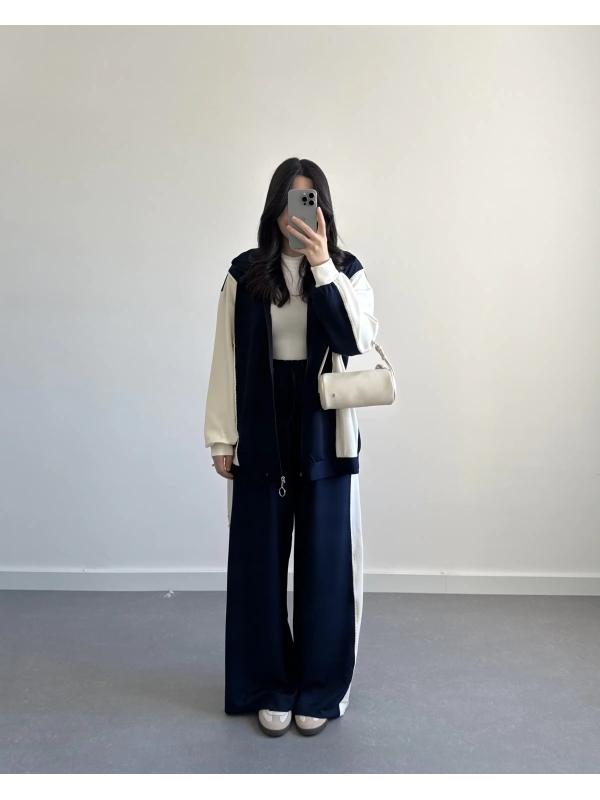 OYSH LACİVERT BLOKLU TAKIM