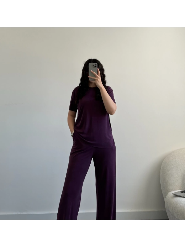 Oysh mürdüm bisiklet yaka Modal takım