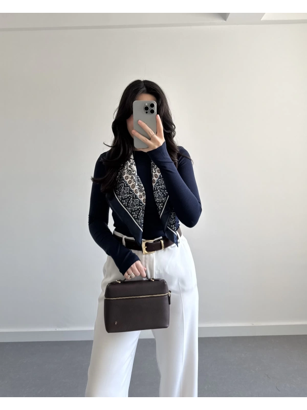 OYSH PARMAK GEÇİRMELİ BODY LACİVERT