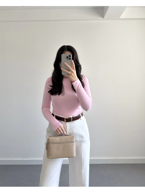 OYSH PARMAK GEÇİRMELİ BODY PEMBE