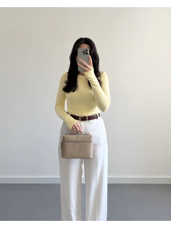 OYSH PARMAK GEÇİRMELİ BODY SARI