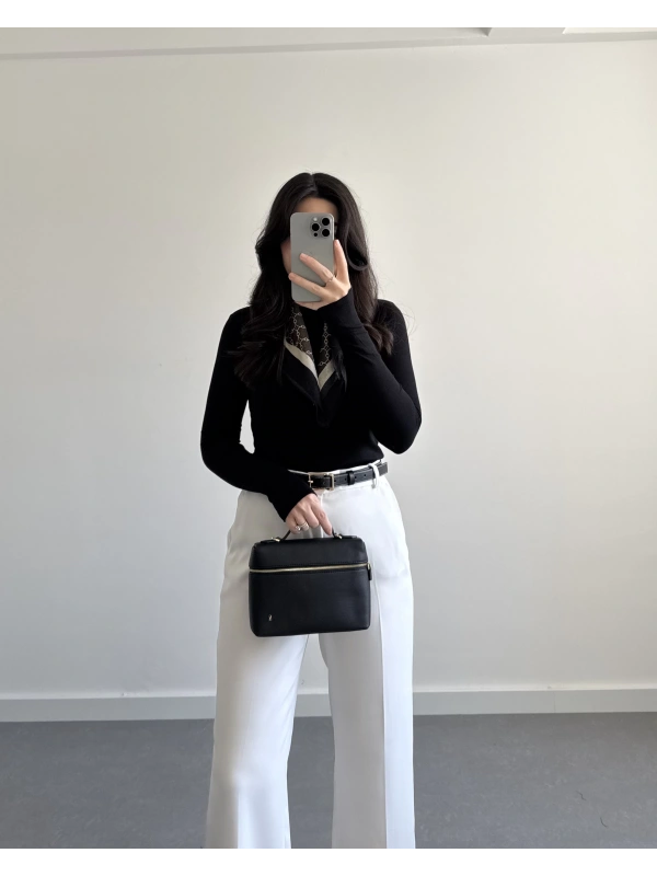 OYSH PARMAK GEÇİRMELİ BODY SİYAH