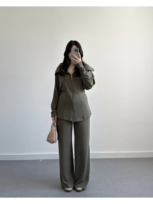 OYSH PARMAK GEÇİRMELİ CEKET TAKIM HAKİ