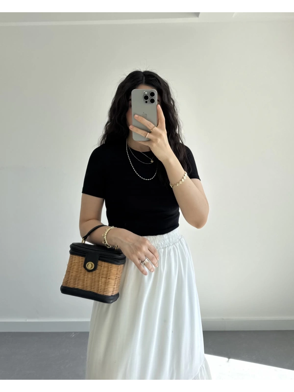 OYSH SİYAH KISA KOL BODY