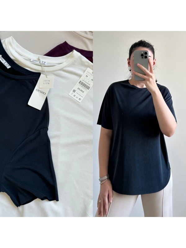 Oysho antrasit modal Tshirt