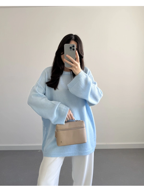 BEBE MAVİ PİNTEREST KAZAK