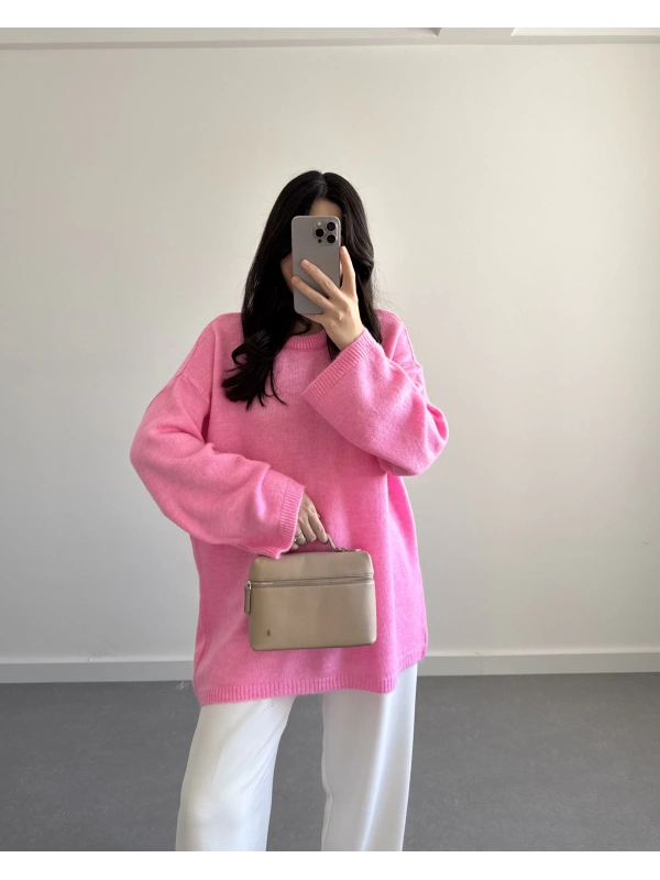 PEMBE PİNTEREST KAZAK