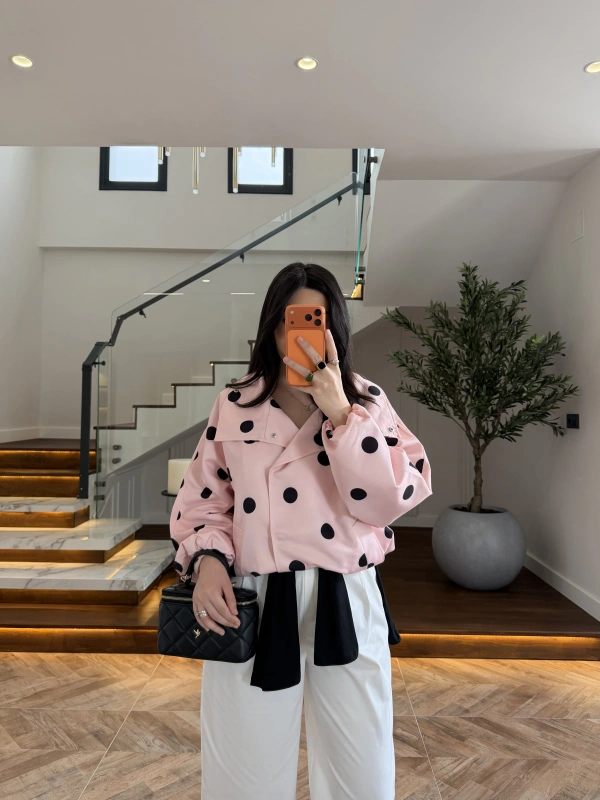 PEMBE PUANTİYELİ MONT -9757