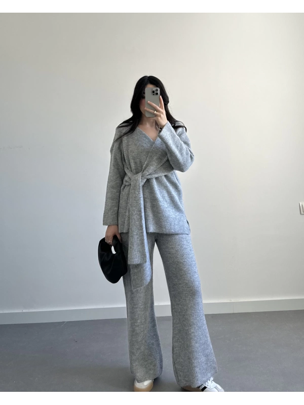 ROY GRİ TASARIM TRİKO TAKIM