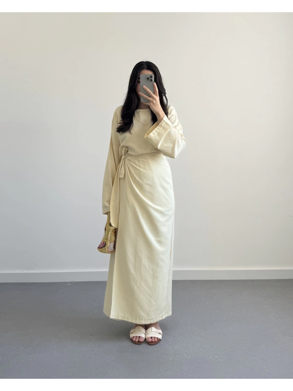 SARI KETEN ANVELOP ETEK TAKIM