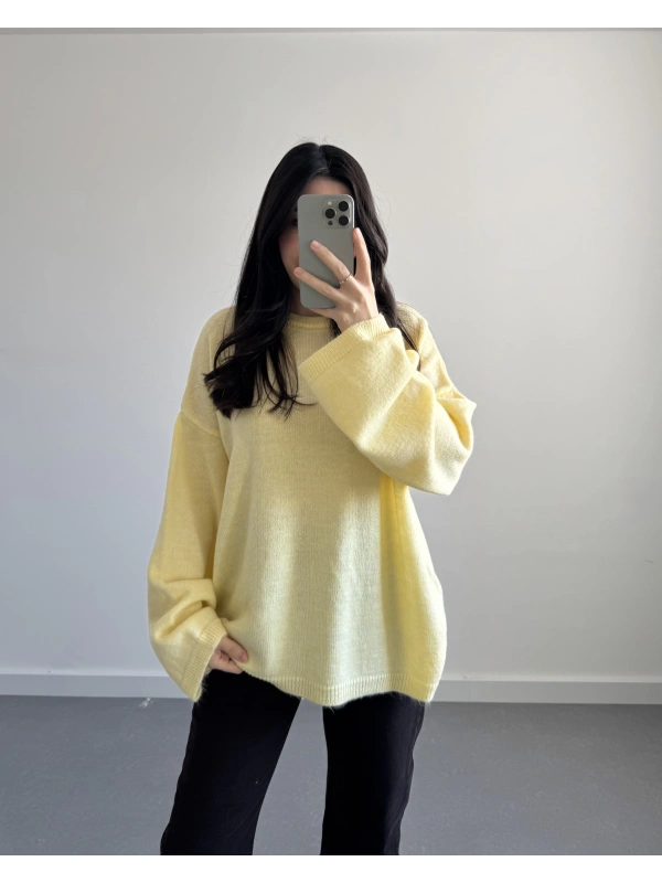 SARI PİNTEREST KAZAK