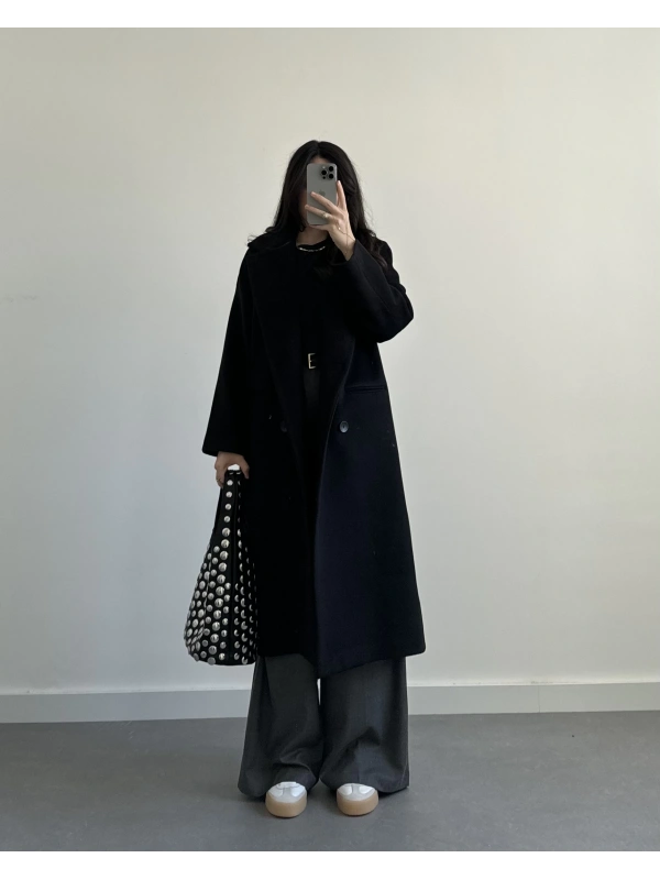 SİYAH İTHAL YÜN PREMİUM KALİTE KABAN