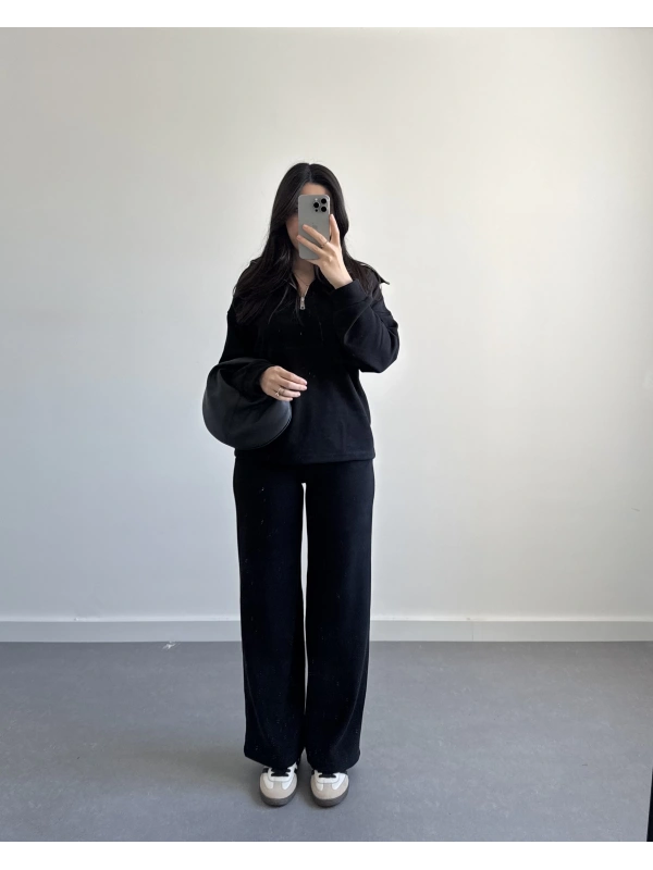 SİYAH ÖNÜ FERMUARLI SELANİK TAKIM