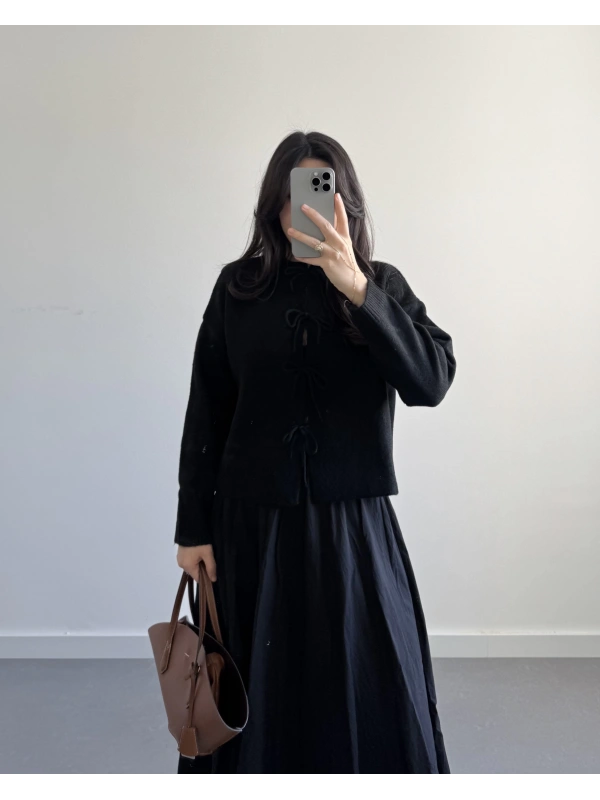 SİYAH PREMİUM PİNTEREST HIRKA