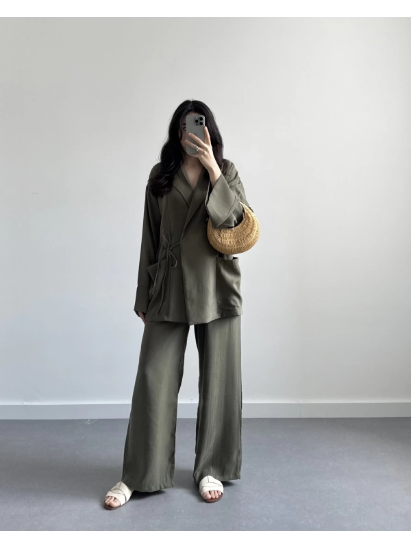 TINY HAKİ MODAL KİMONO TAKIM