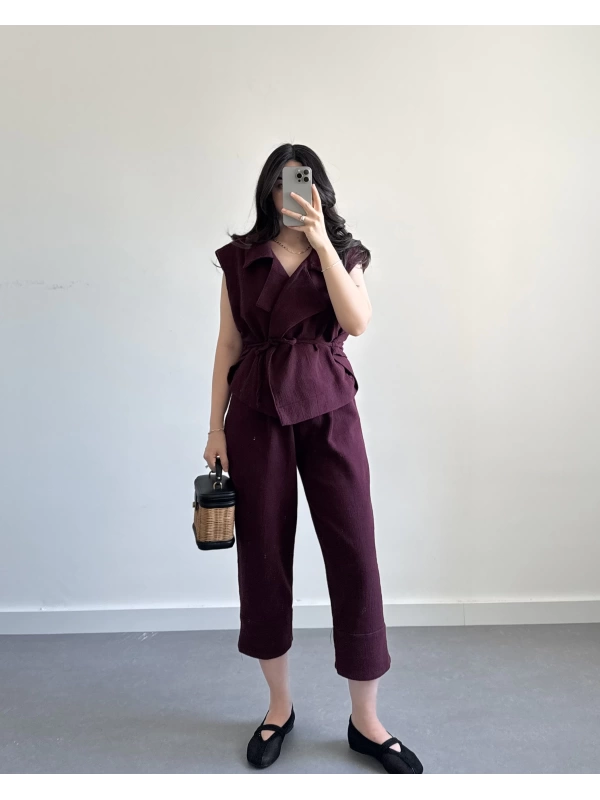 VANES BORDO YELEK PANTOLON TAKIM