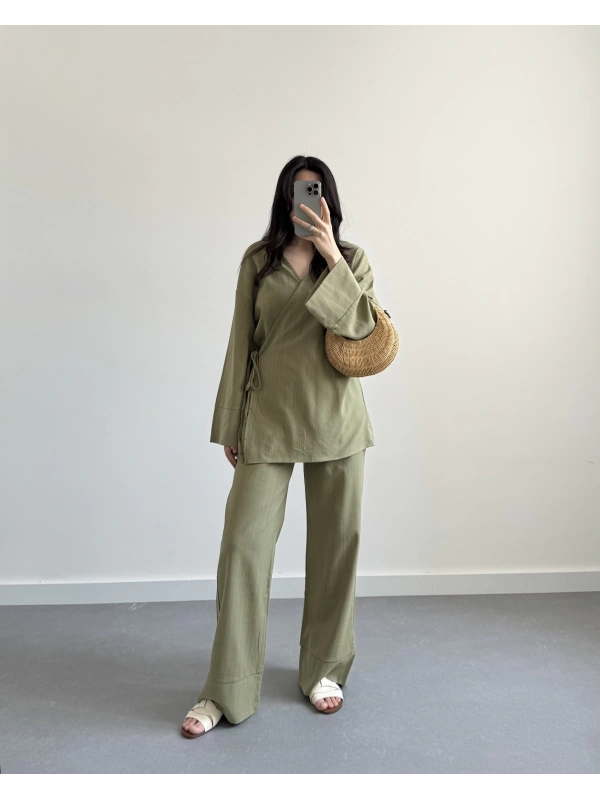 VİNA ÇAĞLA HAM KETEN İKİLİ TAKIM