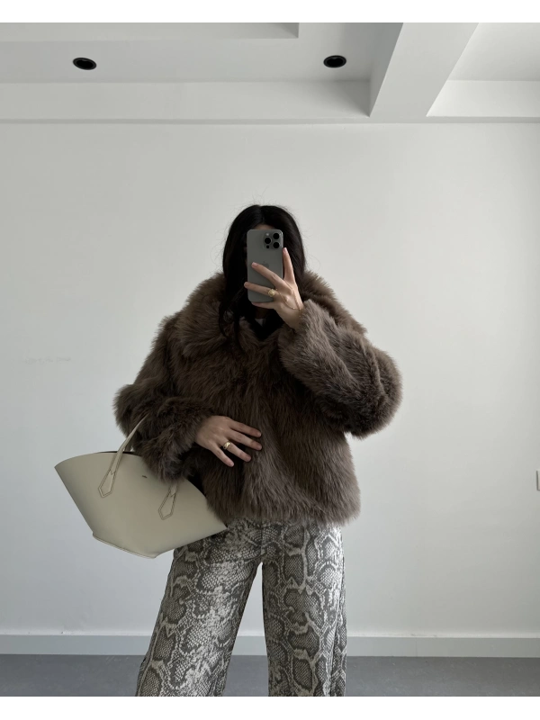 VİRAL KAHVE PELUŞ KÜRK