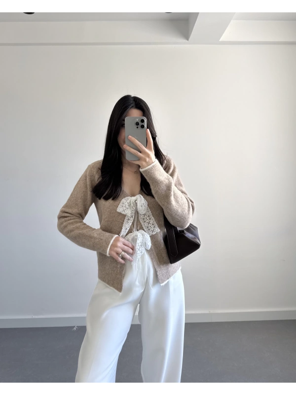 VİZON DANTEL KURDELE HIRKA