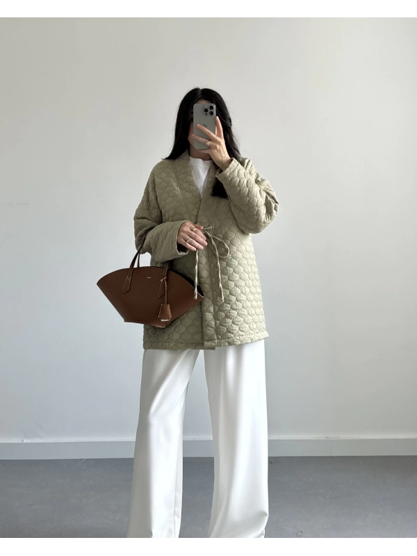 YAĞ YEŞİL KAPİTONE CEKET