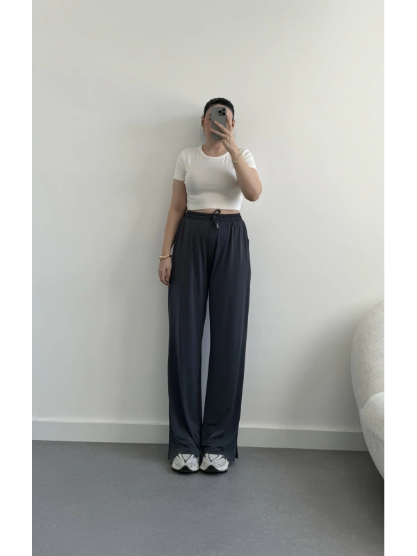 ZR antrasit ince modal pantolon