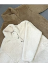 Peluş camel sweatshirt