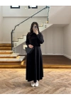 SİYAH MODAL İKİLİ ELBİSE -4064