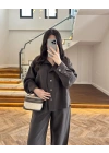 KAHVE PARÇALI BOMBER TAKIM -51324