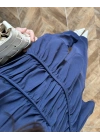 LACİVERT TENSEL NEVÜRLÜ BLUZ PANTOLON TAKIM-250483