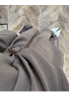 KAHVE ÜST BLUZ TOKALI PANTOLONLU TAKIM-51346