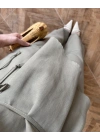 HAKİ ASİMETRİK BLUZ PANTOLON TAKIM-8784