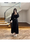 GÖMLEKLİ SİYAH ELBİSE-60629