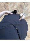 SİYAH SIFIR YAKA BAĞCIKLI YELEK PANTOLON TAKIM-267326