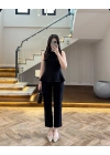 SİYAH BLUZ PANTOLON TAKIM-260883