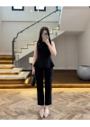 SİYAH BLUZ PANTOLON TAKIM-260883