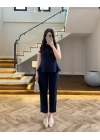 LACİVERT BLUZ PANTOLON TAKIM-260883