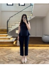 LACİVERT BLUZ PANTOLON TAKIM-260883